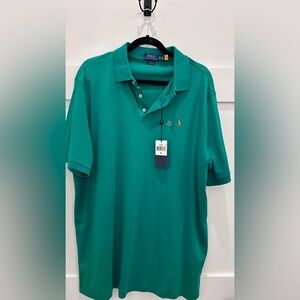 Ralph Lauren Men's Teal Polo Shirt